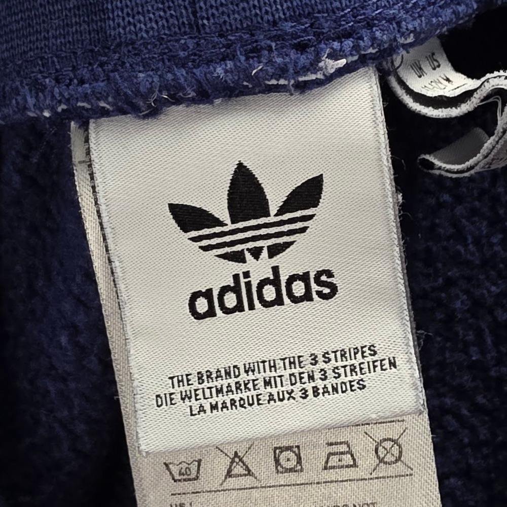 Adidas Originals Youth M 11-12Y Navy Blue Trefoil Joggers Boys Girls Sweatpants - Picture 5 of 10
